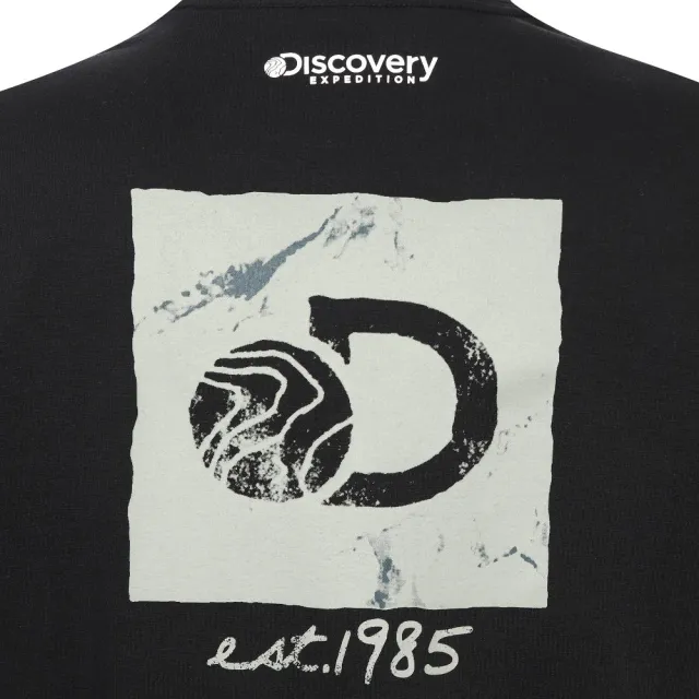 【Discovery Expedition】Freshvent 水洗方框LOGO機能短袖T恤 上衣(DXRS8R053-BKS)