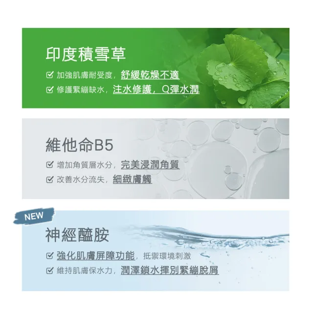 【Neogence 霓淨思】印度積雪草注水修護面膜8片/盒