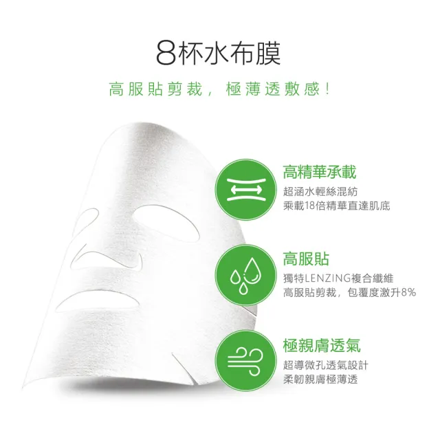 【Neogence 霓淨思】沖繩馬鞭草清透亮白面膜8片/盒