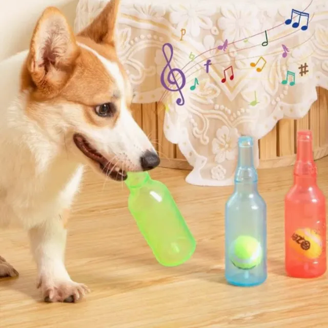 【MIMIO 米米歐】寵物抗憂鬱玩具/減緩分離焦慮/寵物益智玩具-瓶中球(★打發時間 趣味發聲玩具★)