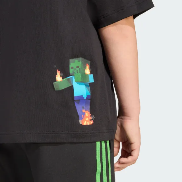 【adidas 愛迪達】MINECRAFT 短袖上衣 T恤 童裝 - Originals JW5327