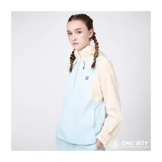 【ONE BOY】UPF50+防曬冰感A+級透氣機能連帽拼接冰鋒衣(N240036)