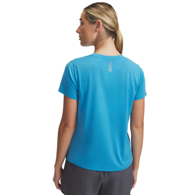 【UNDER ARMOUR】UA 女 Launch 短袖T-Shirt_1382434-452(藍色)