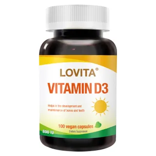【LOVITA愛維他】維他命D3素食膠囊800IU(100顆)