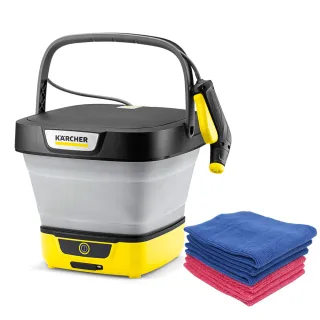 【KARCHER 凱馳】無線可攜式清洗機 OC 3 Foldable《送超細纖維擦拭布6入》(2025最新機型)