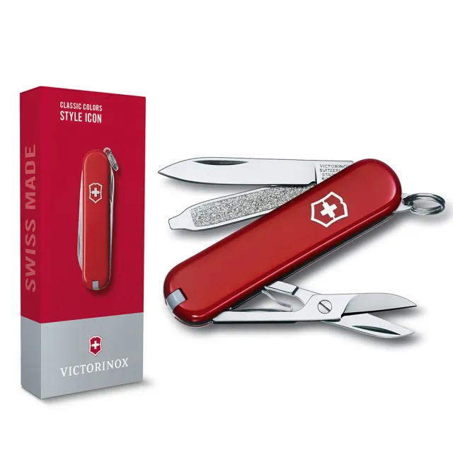 【VICTORINOX 瑞士維氏】迷你7用瑞士刀 地震 野外求生 救難首選(0.6223　多色任選)