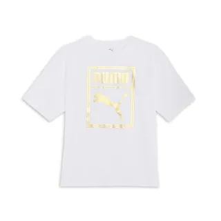 【PUMA 官方旗艦】基本系列ESS Metallic圖樣短袖T恤 男性 68927102 短t