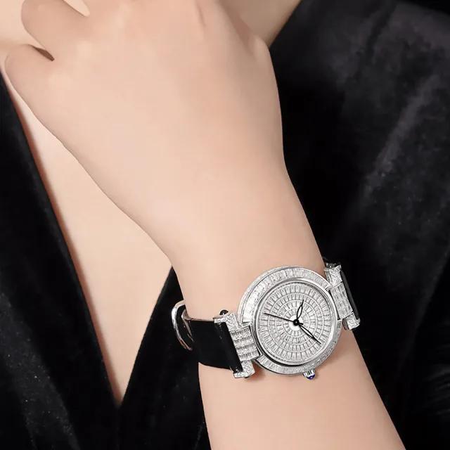 【BEXEI】貝克斯 6122 優雅 名媛 晶鑽 夜光 皮革 石英 手錶 女錶 腕錶(輕奢高雅 優雅名媛)