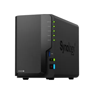 【Synology 群暉科技】DiskStation DS225+ NAS 網路儲存伺服器(2Bay/Intel/2GB)