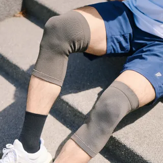 【GIAT 吉亞特】銀纖維竹炭機能彈力護膝套1雙組(男女適用/台灣製MIT)繞境穿搭