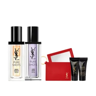 【YSL】官方直營 全新升級極效活萃雙精組(仙人掌30ml+澎潤精華 30ml/全新升級)