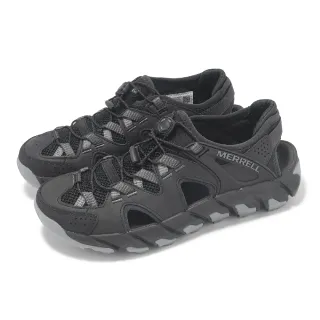 【MERRELL】戶外涼鞋 Maipo Explorer Sieve 女鞋 黑 灰 防潑水 抽繩 抓地(ML038476)