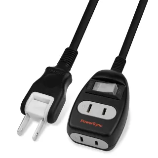 【PowerSync 群加】1開2插延長線/3M(台灣製造)