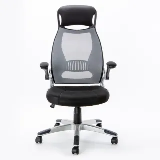 【特力屋】聖彼得高背扶手網布椅 電腦椅