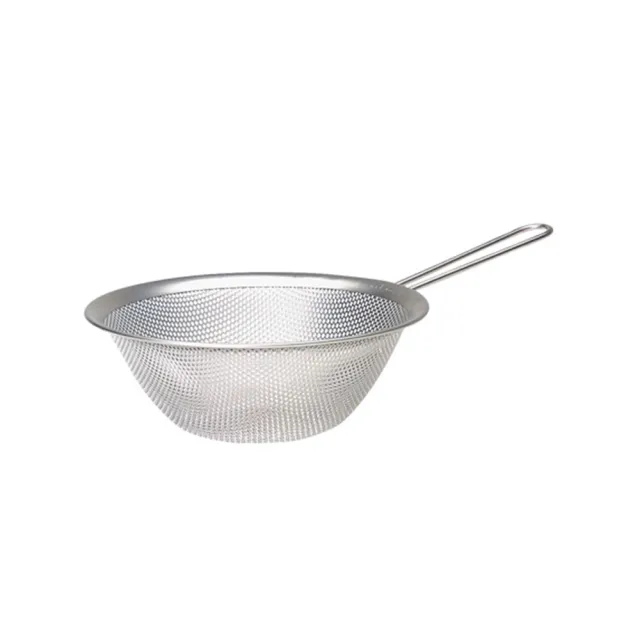 【IUSE】日本製 柳宗理 單柄漏杓16cm(304不鏽鋼．堅固明亮．一體成形)