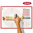 【美國OXO】矽膠不沾烘焙墊(內建刻度 不沾黏 好清潔)