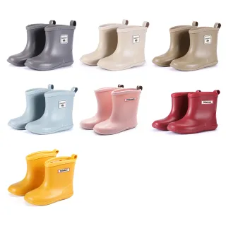 【OSOMESHOES 奧森】兒童雨鞋 馬卡龍色 中筒 日系雨鞋 防水雨鞋 輕量 防滑 雨靴 男童鞋 女童鞋(M7399 奧森)