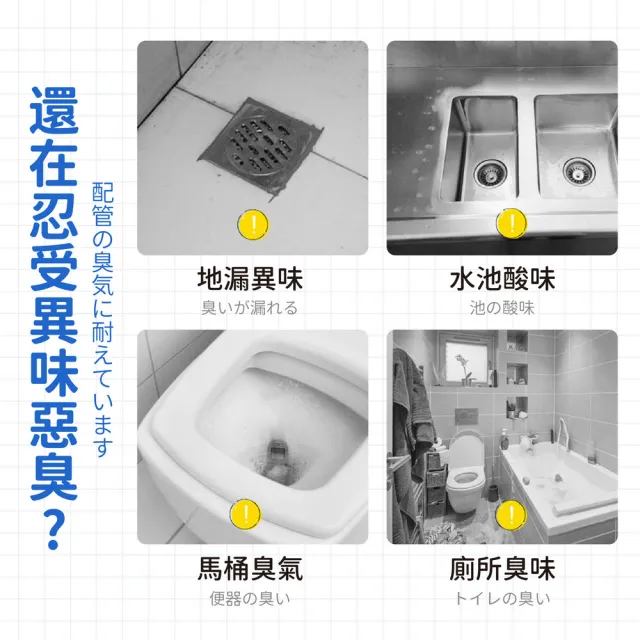 【kurumapop】排水管除臭劑500g(下水道清洗劑 水管清潔劑 廚房水管除垢劑 水槽除臭)