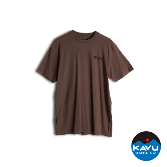 【KAVU】Klear Above Etch Art 有機棉經典LOGO短袖T恤 核桃 #847