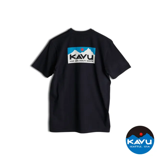 【KAVU】Klear Above Etch Art 有機棉經典LOGO短袖T恤 黑色 #847