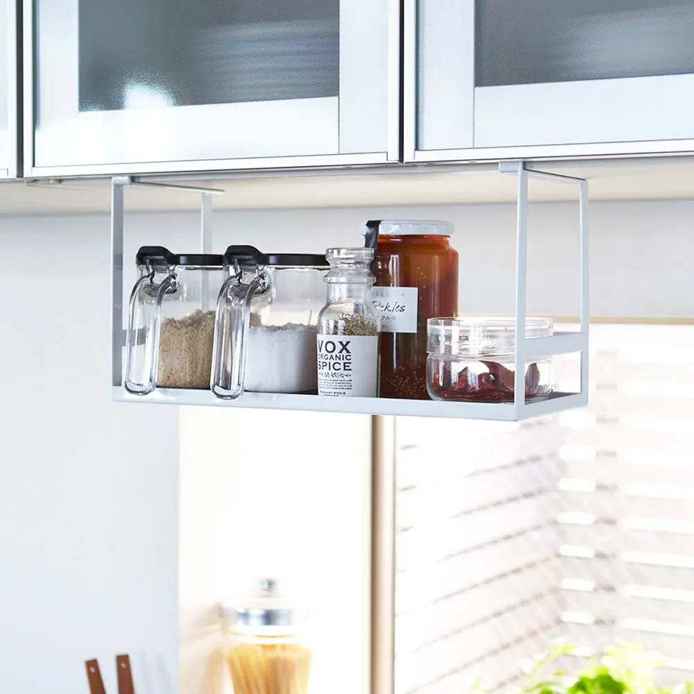 【YAMAZAKI】tower層板置物收納架-白(廚房收納)