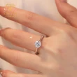 【CF鑽飾】戒指 莫桑鑽《經典六爪》(1克拉 雙十慶限定 女戒 鑽戒 禮物送禮 求婚  生日)
