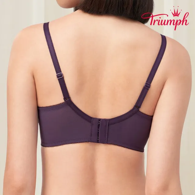 【Triumph 黛安芬】環保親膚材質 天生優雅系列 軟鋼圈內衣 CE(深紫)