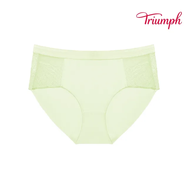 【Triumph 黛安芬】環保親膚材質 澎澎氣墊系列 中腰平口內褲 M-EL(嫩綠)
