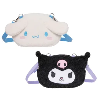 【IMPACT 怡寶】大耳狗喜拿／酷洛米絨毛側背包(白配藍／黑色)