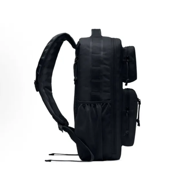 【NIKE 耐吉】Nike 氣墊後背包 黑色 氣墊背帶 雙肩包 後背包 男女同款 CK2668-010