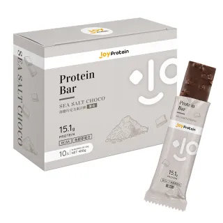【Joyprotein】海鹽巧克力蛋白棒40g*10支(每支15.1g蛋白質)