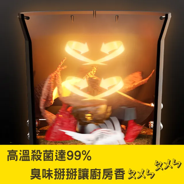 【輝葉良品】3.8L家用智能i-BITE愛咬咬廚餘機HYG-BG01(不挑食/高效研磨/除臭/殺菌)