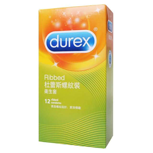 【Durex 杜蕾斯】螺紋裝保險套12入/盒