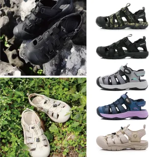 【GOODYEAR 固特異】護趾涼鞋/男女款 厚底 緩震 鞋頭防撞(多款任選)