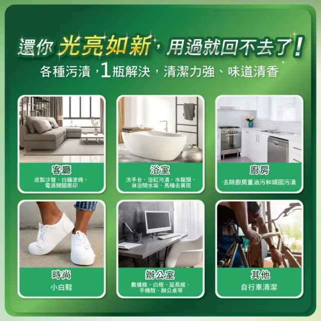【Cif 晶杰】多功能強力清潔乳660mlx2入組(廚房/浴廁/廁所 清潔劑)