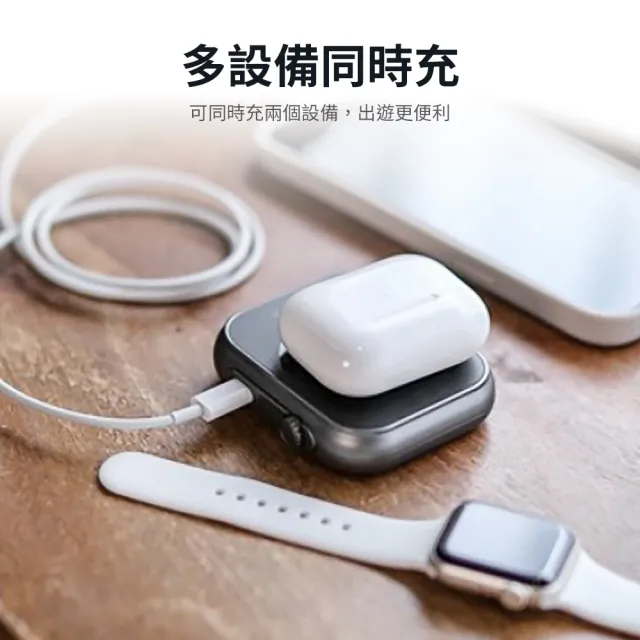【Philips 飛利浦】DLP2556Q 20W黑金剛磁吸三合一磁吸行動電源(MagSafe/雙系統適用_18.5Wh_具Wh標示)