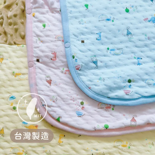 【Oluna 歐露娜】台灣製 舒適寶貝 新一代 安撫 透氣 四季 防踢背心(蓋被 防踢被 嬰兒被 冷氣房背心 睡袋)