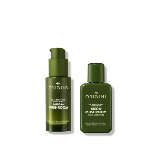 【ORIGINS 品木宣言】靈芝精萃新客組(靈芝精萃30ml/乾燥泛紅/曬後修護精萃)