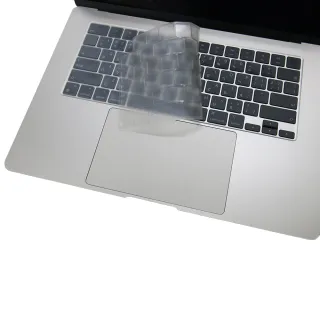 【Ezstick】APPLE MacBook Air 15 M4 A3241 奈米銀抗菌TPU 鍵盤保護膜(鍵盤膜)