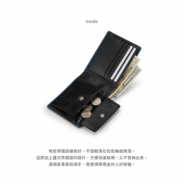 【Crocodile】雙11 真皮皮夾 男生短夾/錢包 雙鈔4卡 釦式零錢袋 Smooth系列-0103-11803-鱷魚皮件