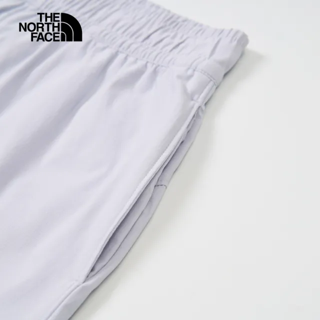 【The North Face】TNF 休閒 防潑水短褲 W CLASS V PATHFINDER PULL ON SHORT-AP女 灰(NF0A8DFN0TI)