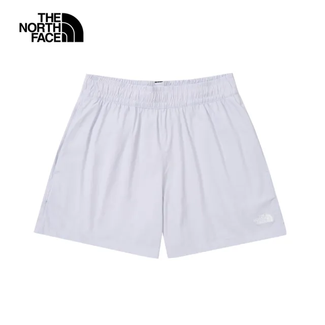 【The North Face】TNF 休閒 防潑水短褲 W CLASS V PATHFINDER PULL ON SHORT-AP女 灰(NF0A8DFN0TI)
