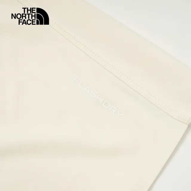 【The North Face】TNF 休閒 運動 UPF防曬短袖T恤 W SUN SMOOTH SS TEE - AP 女 米白(NF0A8CYYQLI)