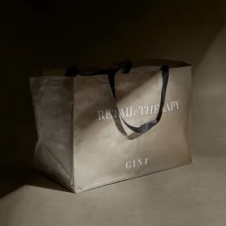 【GINII 基尼家居】GINII基尼時尚環保大型購物袋 大型提袋 防水提袋 收納袋 手提袋(購物袋)