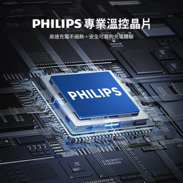 【Philips 飛利浦】DLP5715C 10000mAh 22.5W透明工業美學行動電源(掛繩設計/急速滿電/36Wh_具Wh標示)