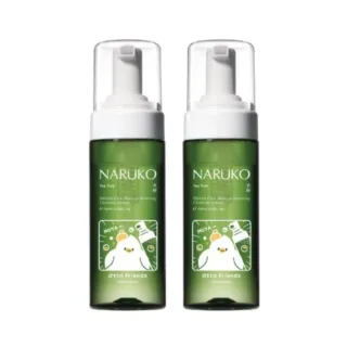 【NARUKO 牛爾】買1送1★茶樹粉刺快閃洗卸兩用慕絲150ml（2入）(抗痘洗面dtto聯名款)