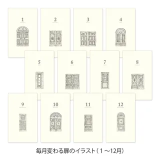 【MIDORI】《GATE 窗扉系列 5 年連用日記》
