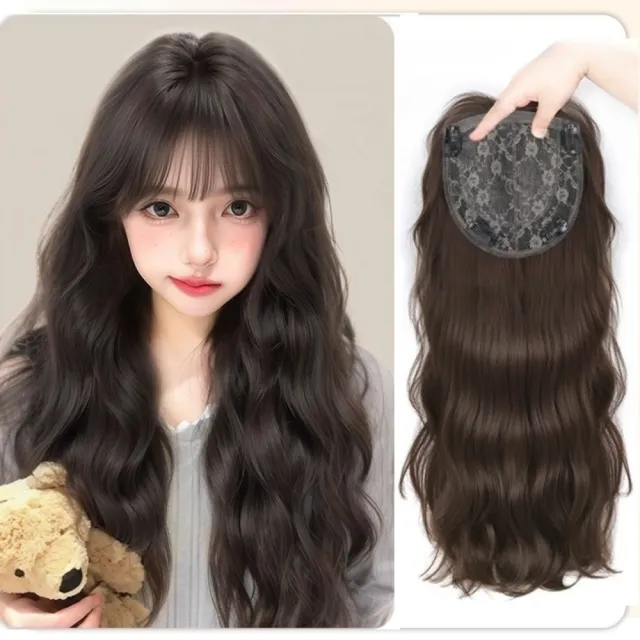 【巴黎精品】女假髮透氣假髮片輕量整頂假髮(氛圍感水波紋蛋捲2色n1jl9)