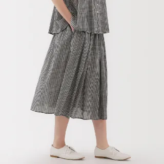 【MUJI 無印良品】女強撚抓皺裙(共4色)