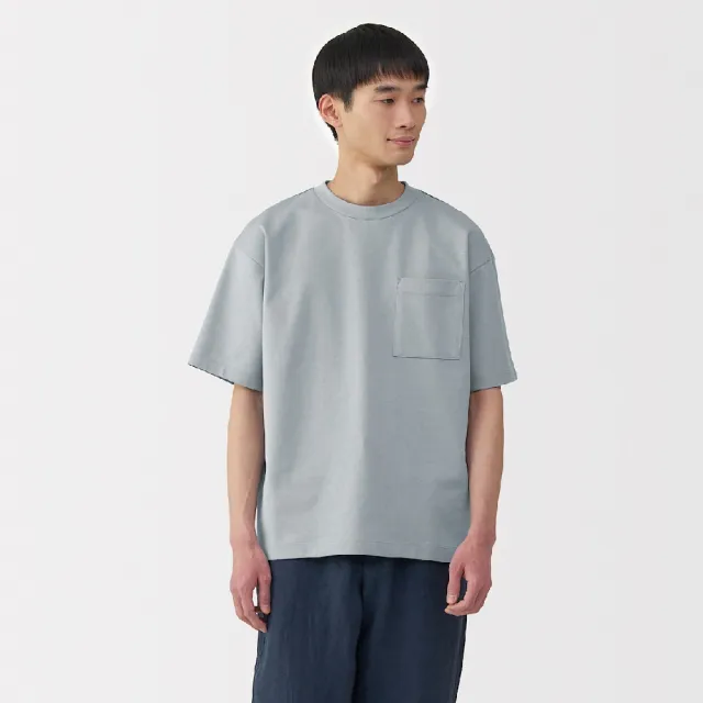 【MUJI 無印良品】男涼感寬版T恤(共10色)